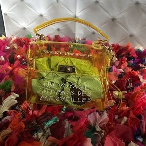 New Clear Transparent Shoulder Jelly Bag .